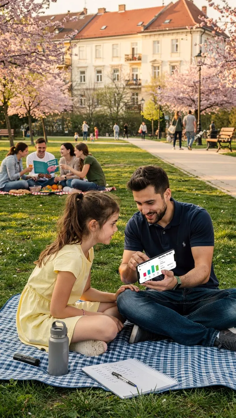 Könyvborító, amely a személyes pénzügyek alapjait tanítja.